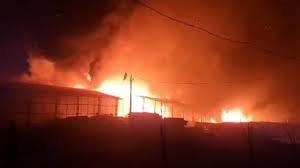 Factory Fire In Bemetara