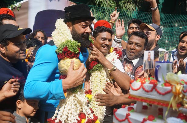 Bobby Deol Kissed By Fan
