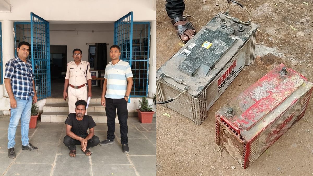 पुसौर पुलिस ने ट्रक से बैटरी चोरी का मामला सुलझा, पुलिस की सक्रियता से आरोपी गिरफ्तार, 02 एक्साइड बैटरी बरामद….