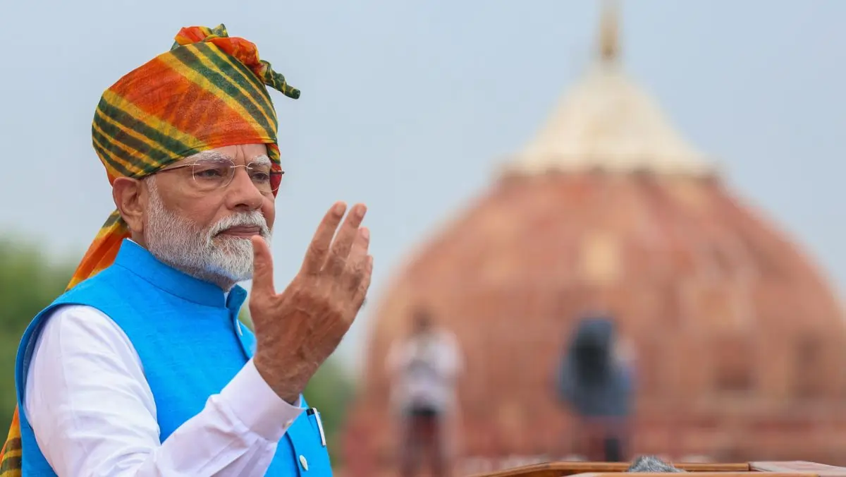 78वें स्वतंत्रता दिवस के अवसर पर लाल किले की प्राचीर से प्रधानमंत्री, नरेन्द्र मोदी के संबोधन का मूल पाठ