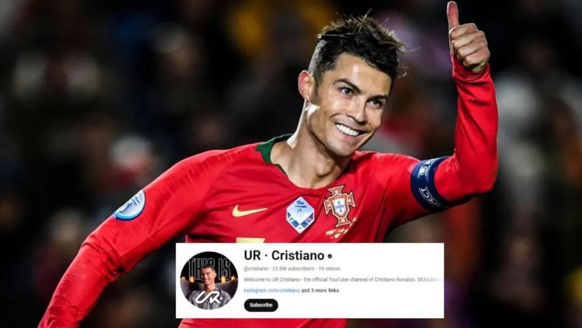 UR Cristiano YouTube: क्रिस्टियानो रोनाल्डो ने यूट्यूब पर बनाया रिकॉर्ड, दो दिन में 28 मिलियन से ज्यादा लोगों ने किया सब्सक्राइब YouTube ने 6 घंटे में ही भेज दिया गोल्डन बटन