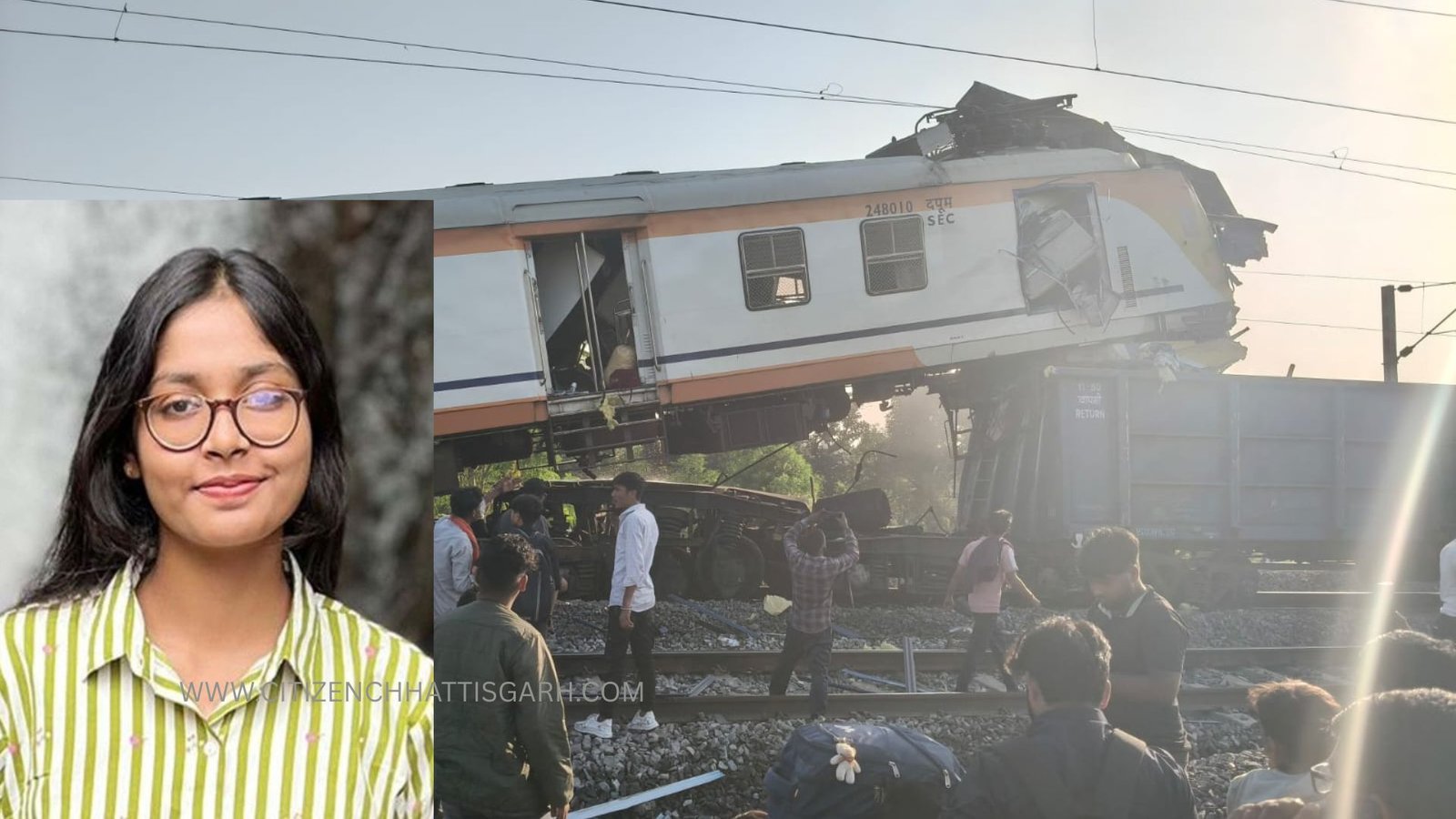 बिलासपुर ट्रेन हादसा: इलाज के दौरान घायल छात्रा की मौत से मृतकों की संख्या 12 पहुंची