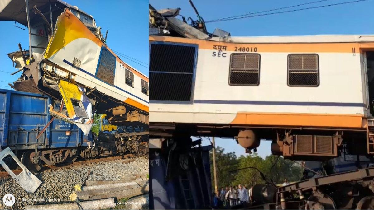 छत्तीसगढ़ में बड़ा ट्रेन हादसा, मालगाड़ी और पैसेंजर ट्रेन में जोरदार टक्कर 12 से अधिक यात्री घायल